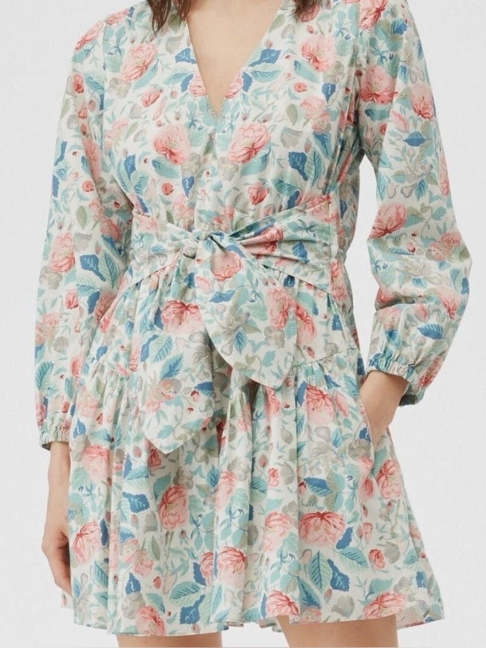 La Vie Rebecca Taylor Women's Long Sleeve Garden Dress.